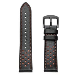 20mm 22mm Leather Watchband For Samsung Galaxy Watch Ultra Galaxy Watch 7 6 5 4 40mm 44mm 5Pro 45mm 4Classic 6Classic 43mm 47mm Active2 Wrist Bracelet Strap Replacement Band