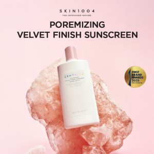 Skin1004 Madagascar Centella Poremizing Velvet Finish Sunscreen SPF50+ PA++++ 50ml | Pore‑refining velvety matte sun care centella soothing formula non‑greasy soft finish lightweight daily facial sunscreen