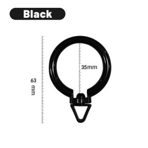 10PCS Plastic Curtain Rings Shower Curtain Hook Hanger Bath Drape Loop Clip Glide Convenient Replacement Bathroom Accessories Strong Plastic Simple Mute Thicken Hanging Loop Buckle Curtain Rings Curtain Accessories Roman Rod Clip Hook
