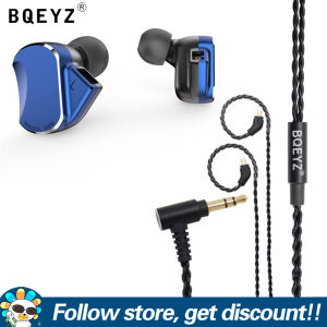 BQEYZ BQ3 Earphone 3BA+2DD Hybrid Earbuds HIFI Bass DJ Monitors Running Sports Game Headset Audiophile Music IEMs Headphone 2Pin 0.78mm Detachable Metal Earplugs For Smartphones MP3 MP4 Players Tablet Laptops Computers