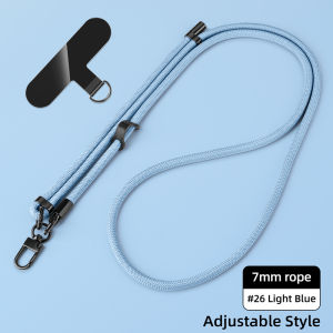 ZUZG Long Crossbody Phone Lanyard Phone Adjustable Neck Strap 7mm Anti Loss Strap For iPhone Samsung Xiaomi Huawei For Key Chain