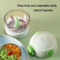 818 TOHA Manual Chopper Meat Grinder mini Food Processor Pounding Garlic Cutting Peppers Puree. 
