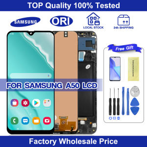 AMOLED LCD With Frame For Samsung Galaxy A30 / A50/ A50S /A305/A505/A507 LCD Display Screen+Touch Screen Digitizer Assembly Replacement Parts