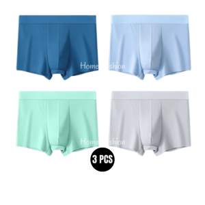 Celana Dalam Pria Dewasa Ice Silk Bahan Sutra Es Adem Sejuk Lembut Nyaman Dipakai ISI 3 PCS / Celana Dalam Laki Laki / Celana Pria / Boxer Pria Import / CD Pria / Sempak Pria / Kolor Pria / Pakaian Dalam Pria / Underwear For Men / BISA BAYAR DITEMPAT