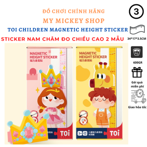 Thước dán tường đo chiều cao có nam châm di chuyển được TOI Magnetic Height Sticker cao đến 1.8m trang trí tường phòng xinh xắn