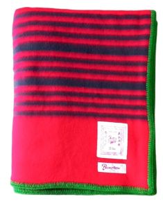 ผ้าห่ม โบตั๋น สีแดง ขนาด 70x90 นิ้ว จำนวน 1ผืน