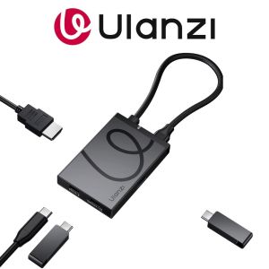 Ulanzi H1 4-in-1 Multiport Media Hub USB-C 4K 10Gbps Data Transmission HDMI PD Fast Charging Cold Shoe Adapter for Smartphone PC Laptop Computer
