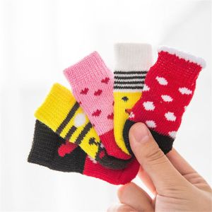TASTY TIMES Chewable fabric Boneless Socks Not easy to fall off Breathable Multi-style Universal for cats and dogs Pet socks Cotton socks Dog socks Pet supplies
