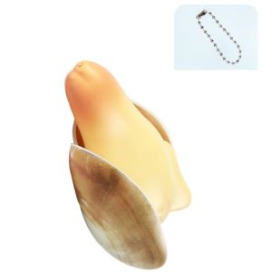 EAURA Splashing Spray Simulated Geoduck Water Toy Press Handheld Seafood Abalone Water Spray Toys Spits Water Toy Plastic Water-Sprinkling Toy Swimming Pool Toy