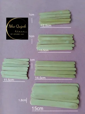 500G que gỗ ( que đè lưỡi & que kem nhiều size ) làm mô hình các sản phẩm handmade cho trẻ tập đếm ...