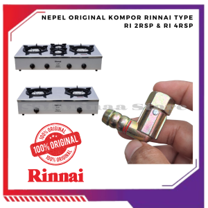 NEPEL / SAMBUNGAN KOMPOR RINNAI TYPE RI 2RSP / RI 4RSP ORIGINAL