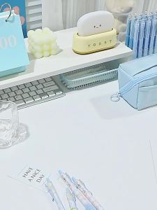 กระเป๋าดินสอโปร่งใส 10 ชั้น สไตล์ญี่ปุ่น ความจุขนาดใหญ่ กระเป๋าดินสอเรียบง่าย หลายฟังก์ชัน กันน้ำ กระเป๋าดินสอ