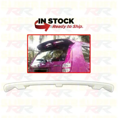 Perodua Myvi Lagi Best (2011 - 2015) Original ABS Plastic SE Special Edition Style Rear Back Bonnet Bonet Trunk Boot Lip Wing Top Spoiler - Raw Material ABS Plastic State