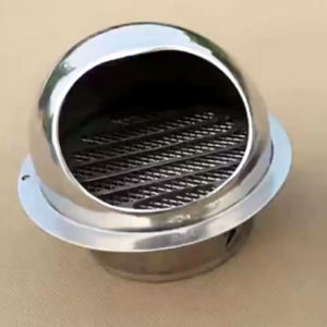 304 Stainless Steel Exhaus Hood Ventilation Vent cap Exhaust Cap Range Pipe External Wall Air Outlet Exhaust Cover