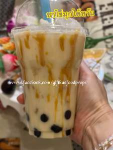 โมเดลชาไข่มุกไต้หวัน (แก้วขนาด16 ออนซ์) เหมาะสำหรับตกแต่งโชว์เพื่อเพิ่มยอดขาย สินค้าไม่เน่าไม่เสีย โชว์แล้วขายดีจ้า