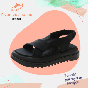 Nextfashion Sendal sandal wanita terbaru kekinian S-23 bahan karet elastis 2024