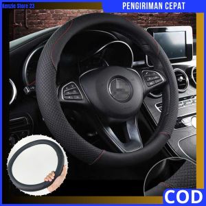 COD FORAUTO Cover Setir Mobil Bahan Kulit Non Slip Steering Wheel 38 cm - V70 / pembungkus setir mobil tekstur anti slip bahan kulit nyaman di genggam / desain klasik dan sporty keren / pengiiriman cepat promo terbaru terlaris bagus tren paling top viral