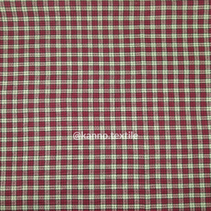 Kain Katun Yarndyed Yanded Motif Kotak 847MR 931NV 266MR 703CK