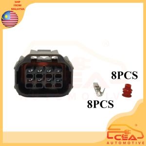 1PCS 8PIN SUITABLE HONDA CIVIC 10TH FK7 FK8 TYRE R ODYSSEY XRV HEADLIGHT SOCKET 8pin