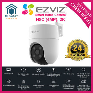 Kèm thẻ nhớ - Camera EZVIZ H8C ( 4Mp / 2Mp ) Quay Quét 360 Độ - Tích Hợp AI - Đàm Thoại 2 Chiều - Ban Đêm Có Màu- Chống Nước - Wifi Ngoài Trời Chính Hãng