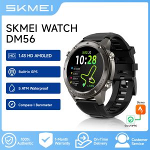 SKMEI Smartwatch WATCH B77 1.43AMOLED Screen|Built-in GPS 3 ATM Waterproof|Bluetooth Phone Call