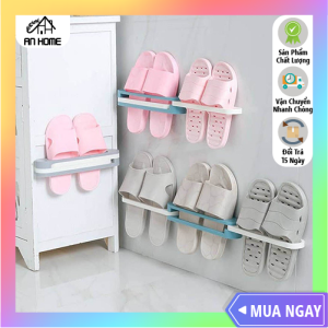 Thanh Treo Giày Dép Gấp Gọn ANHOME Thanh Treo Giày Dép Dán Tường 3in1 Cao Cấp Giá Kệ Treo Khăn