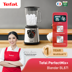 Tefal Blender Perfect Mix+ BL871 / Blender Kaca 2 Liter / Penghalus Bumbu Kecepatan Tinggi