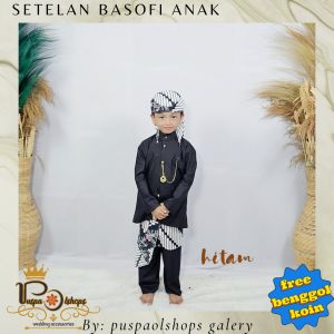 Basofi anak laki laki baju adat jawa anak PAUD TK SD SMP