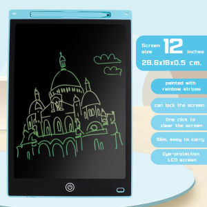 8.5/12 inch LCD Writing Tablet Smart Colorful One Button Erase With Pen Portable Ewrite Drawing Board LCD Electronic Writing Board for Kids