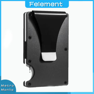 Aluminum Alloy Card Holder Carbon Fiber Credit Card Holder Anti-Theft Bank Card Holder