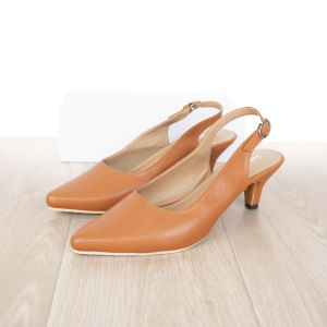 Sepatu Wanita Aulet Mules Sandal Heels Hak Lancip Wanita Formal