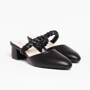Sepatu heels moka / Bustong wanita pesta / Sepatu mules hak tinggi 5 cm nyaman empuk