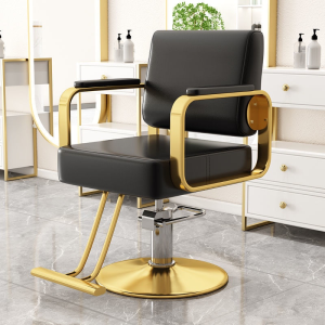 Haircutting chair can be lifted and lowered to rotate the hair salon special haircutting chair with foot pedal haircutting chair