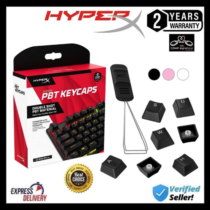 HYPER X PBT KEYCAPS FULL KEYSET WITH 104 KEYS DOUBLE SHOT PBT MATERIAL ...