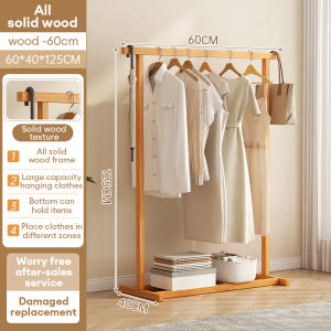 NAIJIA Single Pole Clothes Hanging Rack Rak Baju Murah Rak Pengering Pakaian Baju Penyidai Baju Ampaian