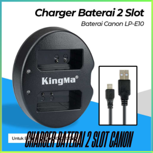 COD Charger Baterai 2 Slot Canon 1100D 1200D / Charger Baterai 2 Slot Canon 1100D 1200D