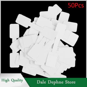[Dale Dephne] 50/100 cái thẻ giá trắng nhãn trang sức vòng cổ nhãn dán giấy