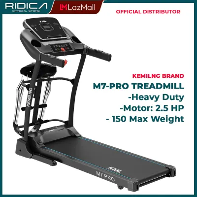 RIDICA x KEMILNG Treadmill M7 PRO Treadmill Multi-Function Auto Incline Easy Installment Fitness Machine Exercise With Massage Belt Running Exercise