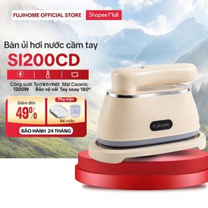 Bàn là hơi nước gấp gọn Fujihome SI200DC Nhập khẩu 1200W bàn ủi mini khô và ướt ủi phẳng nhiều loại vải du lịch