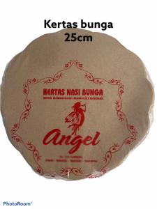 KERTAS NASI BULAT/KERTAS NASI PIRING/KERTAS NASI BUNGA ISI 250 PCS TERMURAH DAN BERKUALITAS