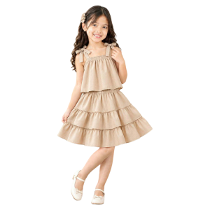 CLARA Summer Casual Girl Teen Skirt with Bow and Top Set Terno - top and skirt - plain color - current trend - best seller top - super ganda - ganda ng quality - effortless easy to wear - simple - cute item - fabric from abroad - cotton fabric - timele