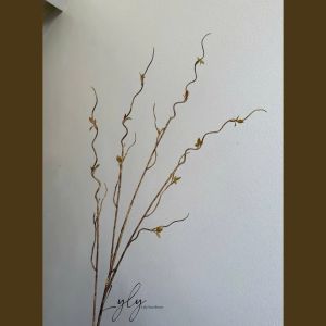 Cành lan hồ điệp cao su cao cấp cánh mềm ướt siêu thật đẹp. Hoa Lụa Decor