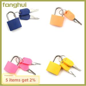 fanghui กุญแจเหล็กแข็งแรงขนาดเล็กสำหรับกระเป๋าเดินทางลิ้นชักสำหรับหอพักพร้อมกุญแจ2ปุ่ม