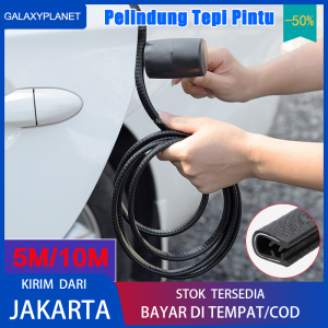 (Dikirim Dari Jakarta)10M/5M Pelindung Tepi Pintu/Stiker Penyegel Pintu Mobil Aksesori Pelindung Tepi Pintu Mobil Universal PVC 10 Meter/5 Meterdung Tepi Pintu Mobil Kebisingan Penyegel Segel Karet Pelindung Suara