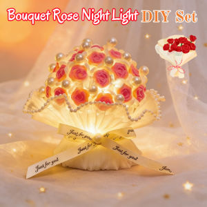 DIY Bouquet Rose Material Pack Atmosphere Rechargeable Night Lights Romantic Gifts for Girlfriend