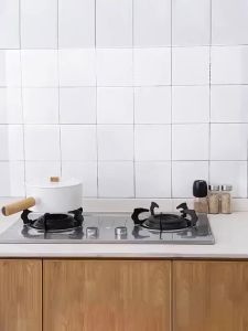 [MochiHome]Transparent Kitchen Oil Proof Wall Sticker Self Adhesive Protector 60cm x 3-5m