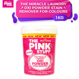 The Pink Stuff The Miracle Laundry OXI Powder Stain Remover for Colours (1 KG)