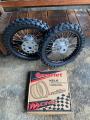 Paket Roda RBT KLX Velg Scarlet  Ukur 160/185-17 - Ban Primax Baru Plus Disc +Gear. 