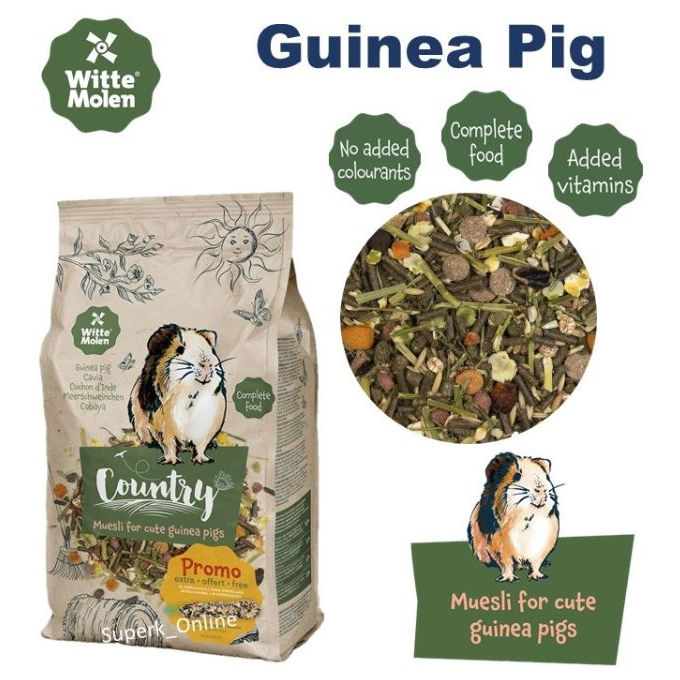 View of Witte Molen Country Guinea Pig Dry Food | 维特魔轮田园系列 天竺鼠粮 荷兰猪 850g | Lazada