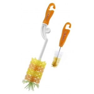 [Ready Stock] Simba Rotary silicone bottle brush + teat brush